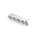 Contactdooscombinatie Accessoires / componenten HPL HPL inbouwpaneel 4x WCD randaarde voor vloerdoos instort 50mm/80mm 249.0011