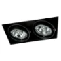 Downlight/spot/schijnwerper Luna Internova LUNA  2 FRAMELESS 2XQR70 ZW ADJUST IN023582