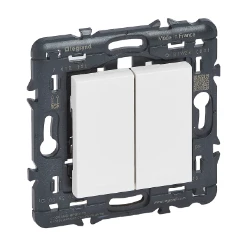 Valena NWN dubb. draadl. batterijl. schakelaar verlichting ON/OFF wit