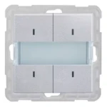 Tastsensor bussysteem Peha KNX Bustaster 4 fach Nova Alu
