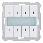 Tastsensor bussysteem Peha KNX Bustaster 8 fach Nova Reinweiß