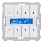 Tastsensor bussysteem Peha KNX Thermostat Nova Reinweiß