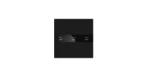 Tastsensor bussysteem Peha Push button 6Fold, Black Glass