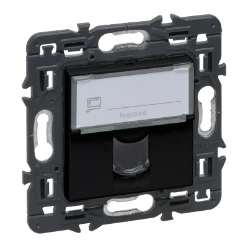 Val wcd RJ45 UTP cat6 volledig apparaat zwart