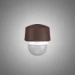 Bewegings-/aanwezigheidsschakelaar compleet RC Esylux Bewegingsmelder 130° met onderkruipbeveiliging 360°, bruin, op afstand bedienbaar EM10015113