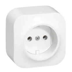 Forix stopcontact 2P 16A - 250V - wit