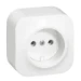Wandcontactdoos Schakelmateriaal Legrand Forix stopcontact 2P 16A - 250V - wit (CT à 200 C62) 782410
