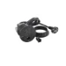 Bureau aansluitunit Contactdooscombinatie Legrand Incara Disq80 - zwart - met 1 contactdoos + 1 USB A+C 15W + 1 kabeldoorvoer en een snoer L2m met stekker 2P+A (PF à 48 C62) 654715