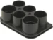 Invoerplaat voor op sparing kast/lessenaar Hafonorm ABB INST Inzetstuk 4 x 16 mm + 2 x 16/19 mm 6931.130
