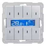 Tastsensor bussysteem Peha KNX Thermostat Nova Alu