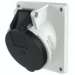 CEE-contactdoos, aanbouw Hoogspanning Mennekes (Hateha) 3010:WCD 4P/16A/600-690V 5H IP44 ZWART INB 3010