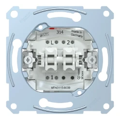 Installatieschakelaar Merten System D SCHNEIDER ELECTRIC MERTEN SERIESCHAKELAAR BASIS MTN3115-0000