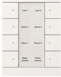 Bedienings sensor KNX - ClimaEco Wit 8f