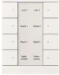 Tastsensor bussysteem KNX ABB Busch-Jaeger KNX Busch Tenton® bedieningselement, 8-voudig, met busaankoppelaar, met geïntegreerde temperatuursensor, met tekstveld, studiowit. 2CKA006330A0013