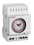 Analoge schakelklok voor paneelbouw Grässlin Talento 211