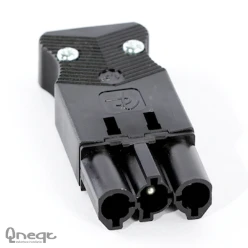 Connector voor insteekbare gebouwinstallatie Accessoires Stekerbaar QNEQT QNEQT STEKER 3-P.  MALE PLAT 103.PM15