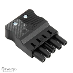 Connector voor insteekbare gebouwinstallatie Accessoires Stekerbaar QNEQT QNEQT STEKERDEEL  5P FEMALE ZW 105.PF25