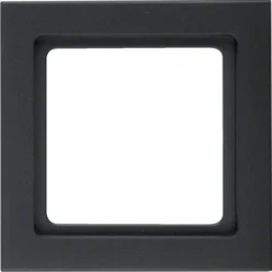 Afdekraam schakelmateriaal berker HAGER AFDEKRAAM 1-VOUDIG, Q.3 ANTRACIET 10116096
