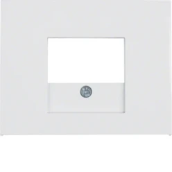 Onderdeel/centraalplaat communicatie-schakelmateriaal berker BERKER BK K1 CP.  2V         POLARWIT 10357009
