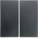 Bedieningselement /centraalplaat schakelmateriaal berker HAGER SERIE WIP ANTRACIET MAT S1/B1/B3/B7 GLAS 16231606