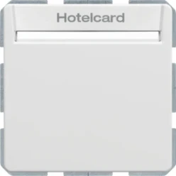 Hotelkaart-relaisschak. berker Q.1/Q.3/Q.7, polarwit
