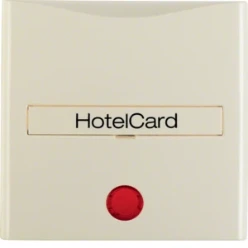 Hotelcard-centrd. voor pulsdr. berker S.1/B.3/B.7, wit glz.