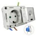 Noodverlichtingsarmatuur SEP-plus SEP Europe SEP uitbreidingset DIN-WCD-2G + LED-noodverlichtingsmodule LND-WCD2