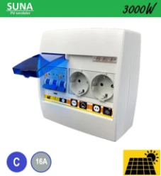 SEP PV cabinet SUNA 3000W - INS C16 - 2xWCD