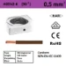 Aansluitleiding MSN-line SEP Europe MONT.SNOER 90gr.C 0,5mm2 BRUIN (100m) MSN9-05BR