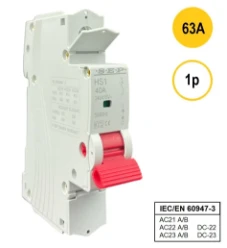 SEP HS1 Hoofdschakelaar 1p 63A (240/415V)