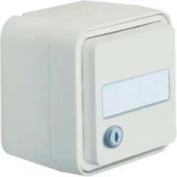 Wandcontactdoos berker HAGER WANDCONTACTDOOS SLEUTELSLOT 1-V (=) MET BEHUIZING, BERKER W.1 POLARWIT 47893502