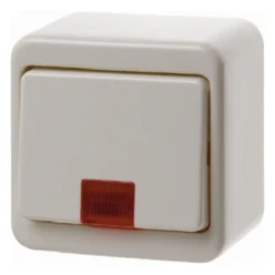 Drukcontact berker HAGER BK OPB 1P IMPULSDRUKKER  CREME 50069940
