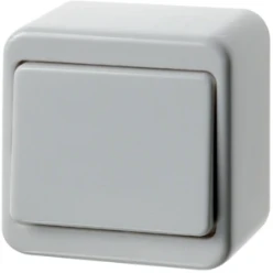 Installatieschakelaar berker HAGER WIPSCHAKELAAR, POLARWIT, GLANZEND, OPBOUW 61300649