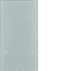 KNX-touch 2-v, berker TS Sensor glas, alu