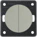 Installatieschakelaar berker Hager Wippenschakelaar, chroom, mat, Integro 936552528