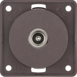 Antennecontactdoos berker HAGER ANTENNES VERBINDINGSDOOS TV, BRUIN, MAT, INTEGRO 945112511