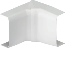 LFK, variabele binnenhoek voor goot 12x30 mm, verkeerswit
