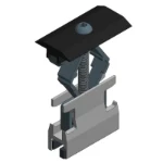 Fotovoltage - verbindings- en bevestigingselementen Van der Valk Solar Systems Intermediate clamp (Black)