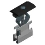 Fotovoltage - verbindings- en bevestigingselementen Panel clamp Van der Valk Solar Systems ALU TUSSENKLEM ALU PROFIEL 28-50 ZW 721550ZW
