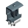 Fotovoltage - verbindings- en bevestigingselementen Panel clamp Van der Valk Solar Systems ALU EINDKLEM ALU PROFIEL 28-50 ZW 721552ZW