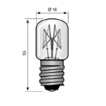 Indicatie- en signaleringslamp Vezalux E12 T13x33