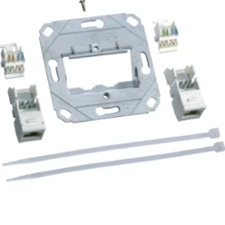 Data-aansluiting 2x RJ45 8/8 Cat.6a UTP