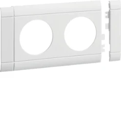 Afdekplaat installatiecomponenten wandgoot Tehalit HAGER BR NETWAY AFD.PL. WCD 2V R9010 GB080209010