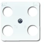 Onderdeel/centraalplaat communicatie-schakelmateriaal ABB Busch-Jaeger 1743-04-214