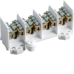 Aansluitklem voor hoofdkabel Aansluitklemmen Hager Verdelerklem 4-polig 1 x 25 + 4 x 16 x 4 K28N