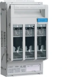 Mespatroonlastscheider NH00 met bout 70 mm² evt. M8, voor op railsyste