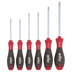 WIHA TORX Schroevendraaierset SoftFinish ronde schacht 362, 6-delig