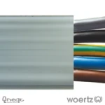 Voedingskabel < 1 kV, voor beweegbare toepassingen Woertz Vlakbandkabel