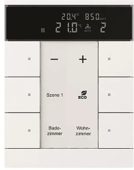 HVAC-CO2 sensor KNX - ClimaEco Wit 6f, CE