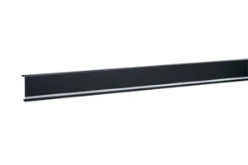 SL, LED-strip deksel 20 x 80 mm, voor LED-strip inbouw, zwart